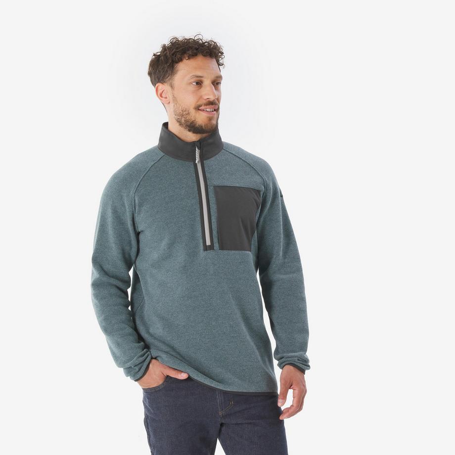 Pullover uomo 1/2 zip trekking