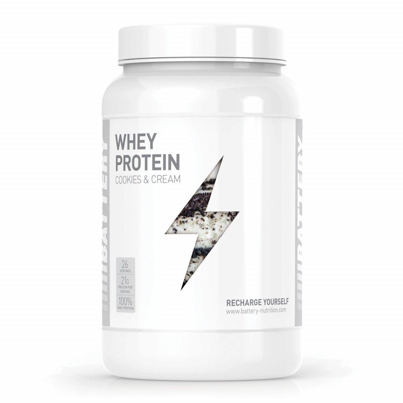 Battery  Whey Protein Cookies & Cream 800g 