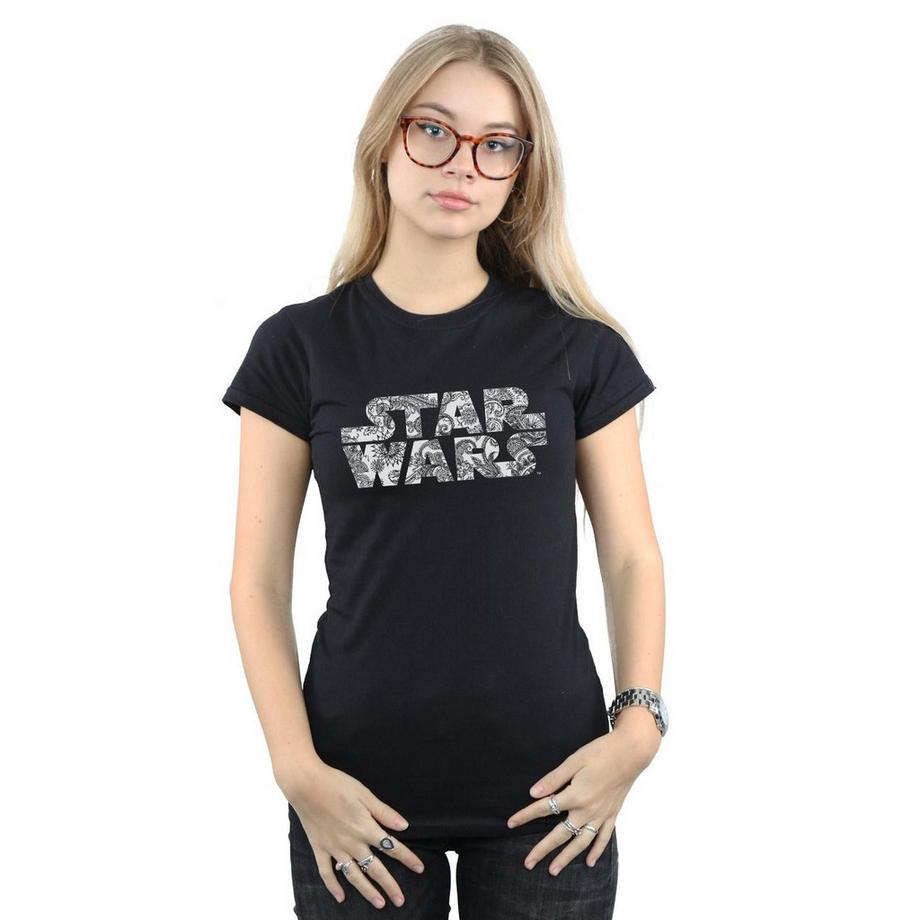 STAR WARS Star Wars Paisley Logo T-Shirt  