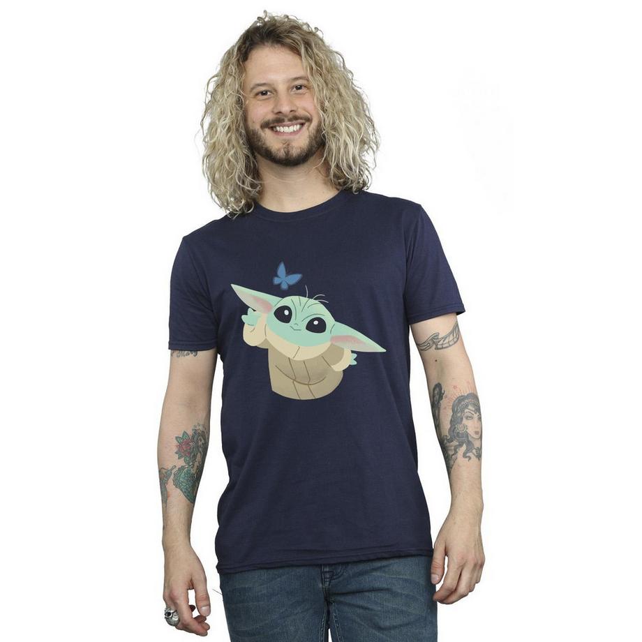 STAR WARS The Mandalorian Butterfly Catching T-Shirt  