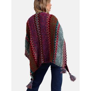 Admas  Poncho ouvert Azteca 