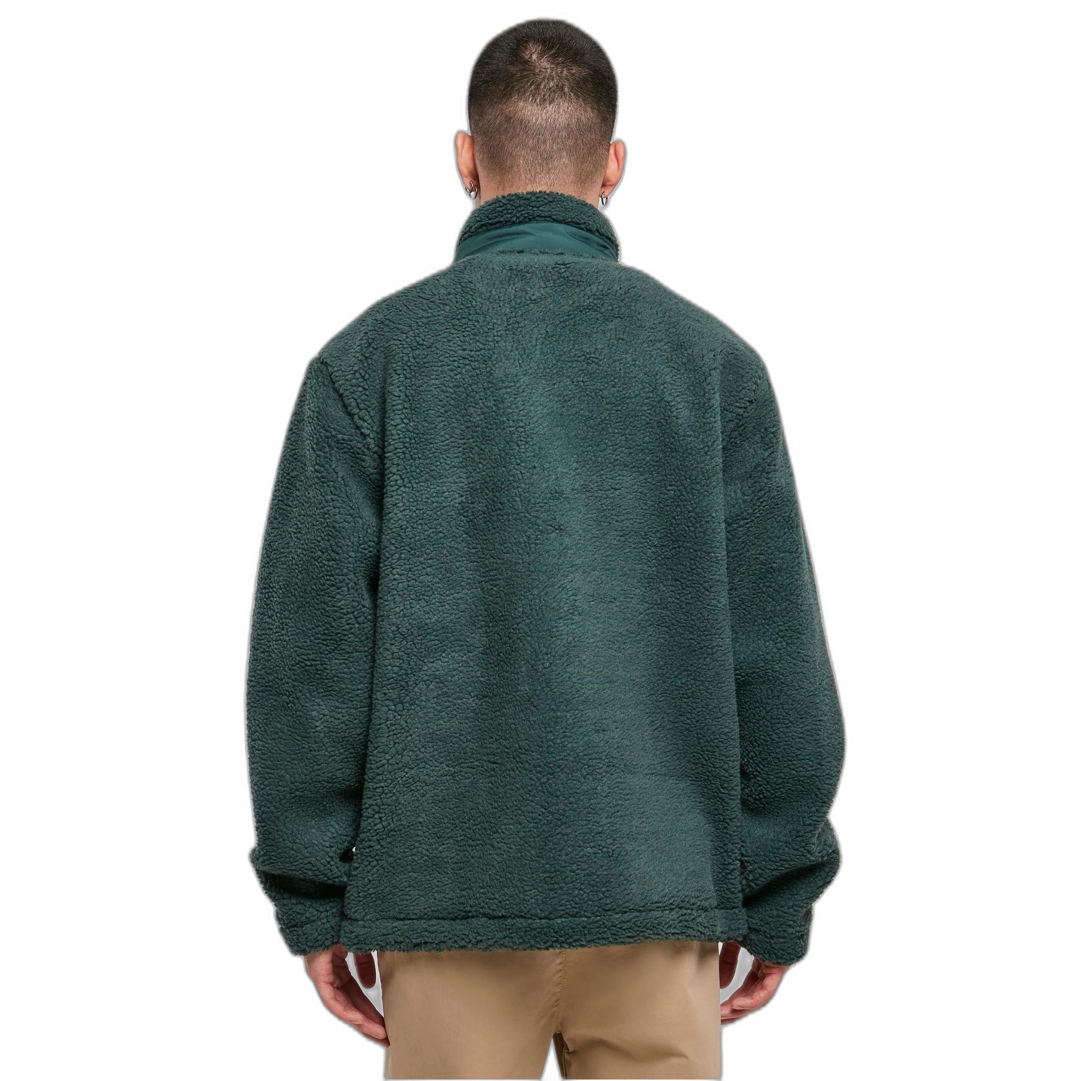 URBAN CLASSICS Giacca in pile sherpa Basic  