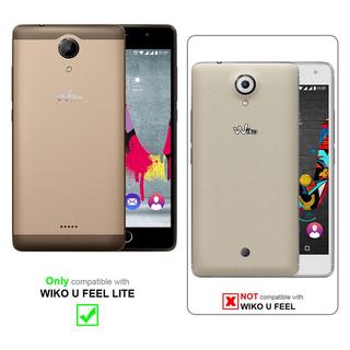 Cadorabo  Housse compatible avec WIKO U FEEL LITE - Coque de protection avec fermeture magnétique, fonction de support et compartiment pour carte 