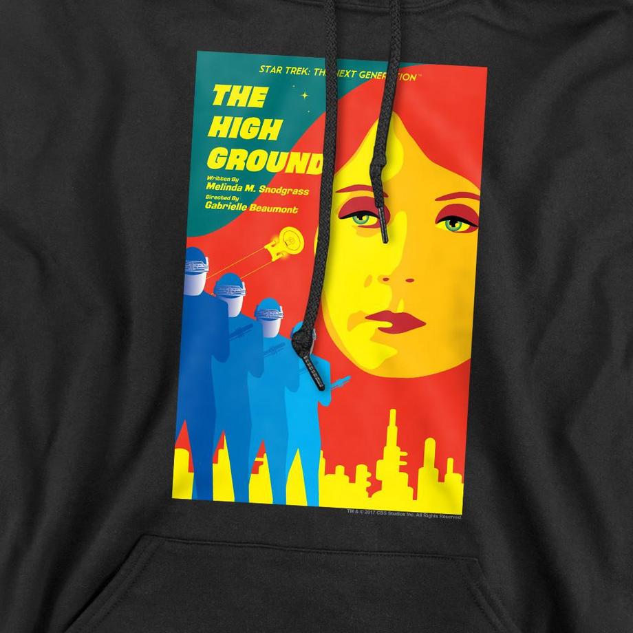 Star Trek The Next Generation Season 3 Episode 12 Felpa con cappuccio  