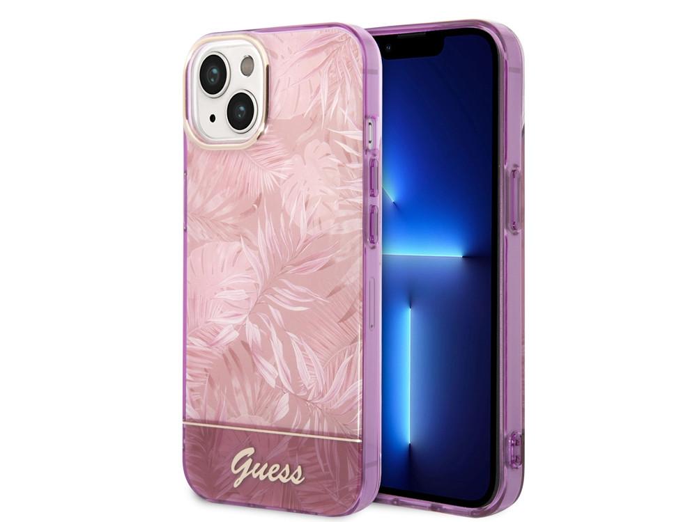 GUESS  Hülle Apple iPhone 14 TPU Jungle 