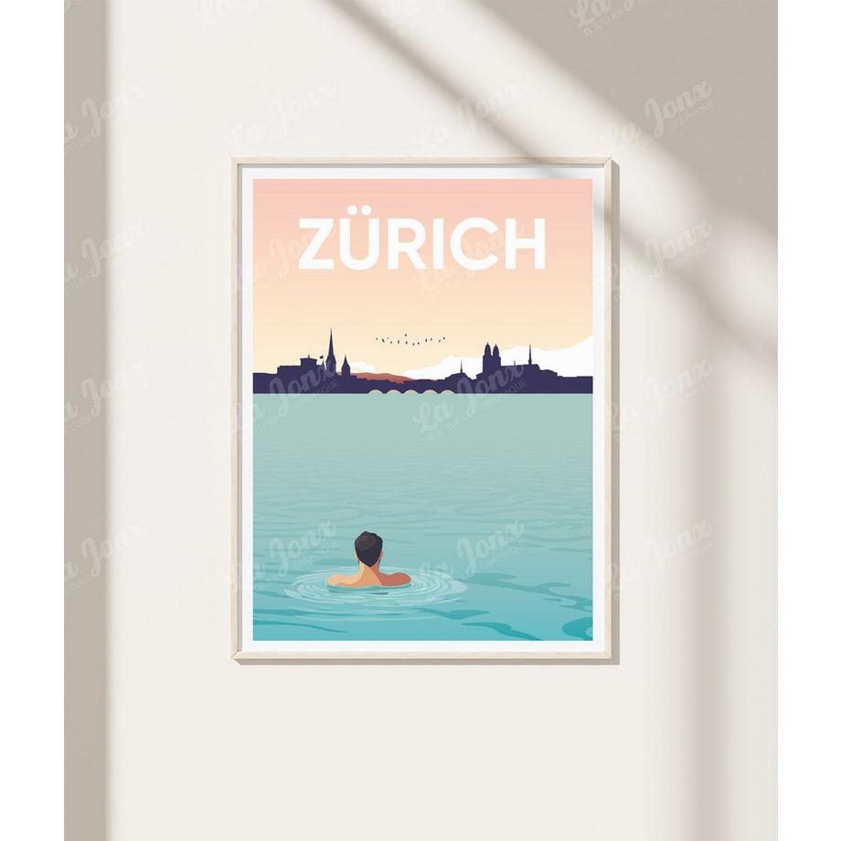 La-Jonx Affiche de Men of Zürich  