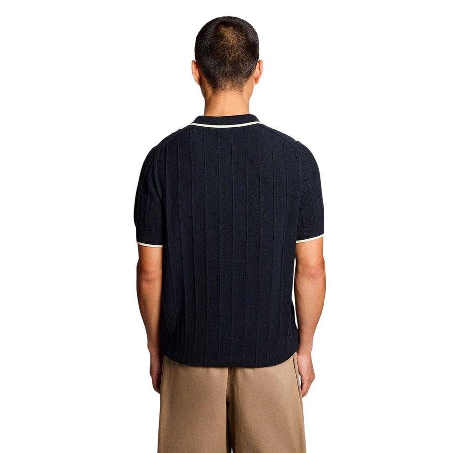LYLE & SCOTT Maglietta Polo Piqué Lavorata a Maglia  