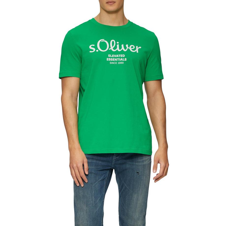s. Oliver  T-shirt  Pack de 1 Confortable à porter-Logo T-Shirt 