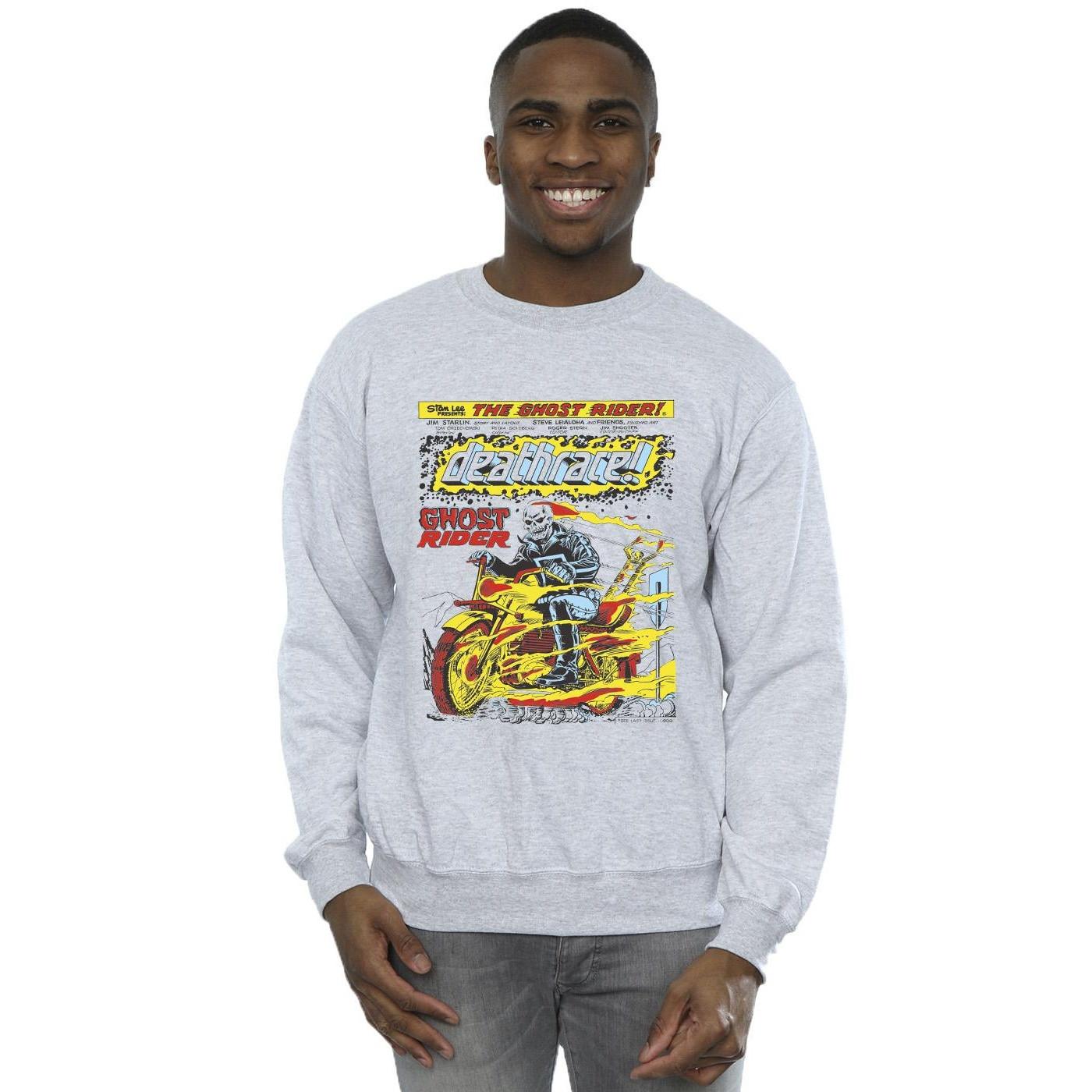 MARVEL  Ghost Rider Chest Deathrace Sweatshirt 