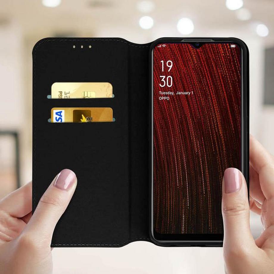 Avizar  Étui Folio Oppo A5 20/A9 20 Noir 