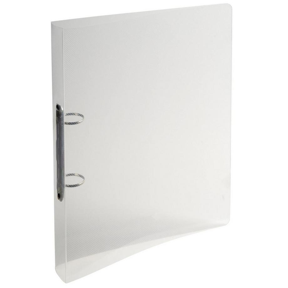 Exacompta Classeur 2 anneaux 30 mm polypropylène Crystal - A4 maxi - x 20  