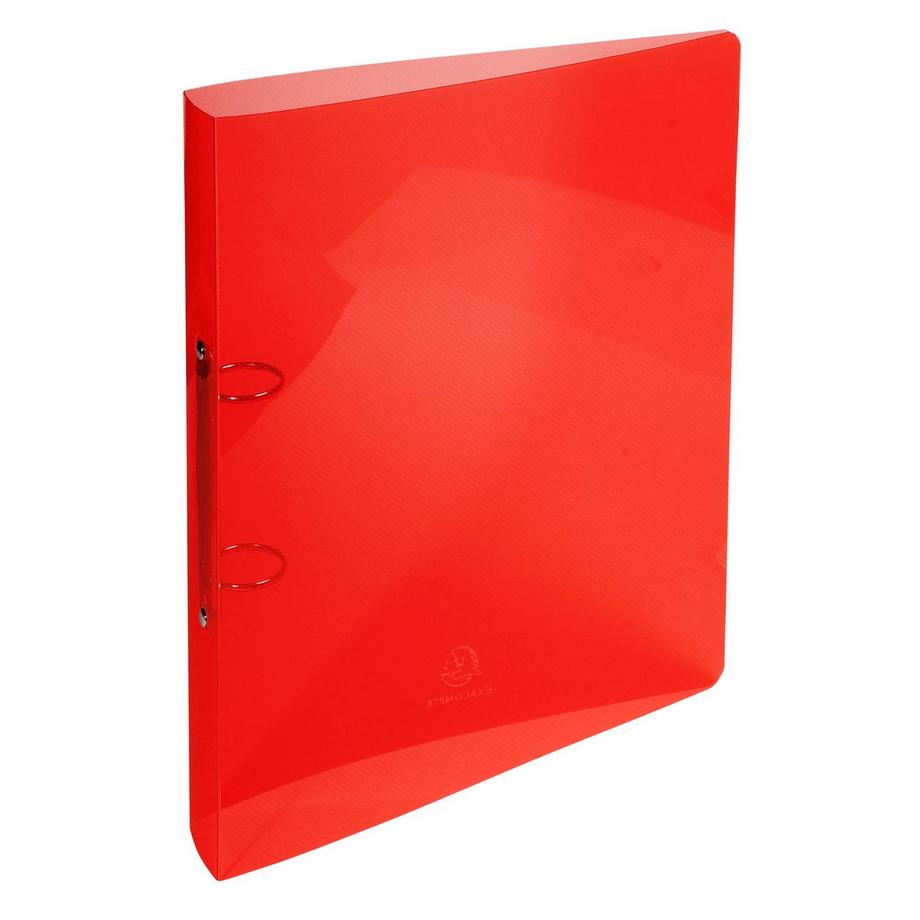 Exacompta Classeur 2 anneaux 30 mm polypropylène Crystal - A4 maxi - x 20  