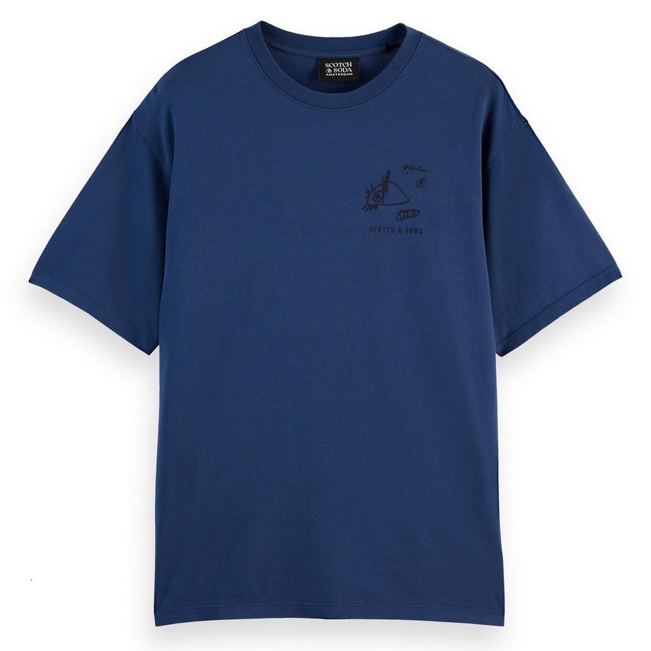 T-Shirt  1er Pack Bequem sitzend-Regular fit front and back artwork T-shirt