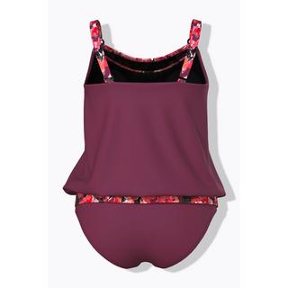 Ulla Popken Tankini Musterdetails Softcups Verstellbare Träger  