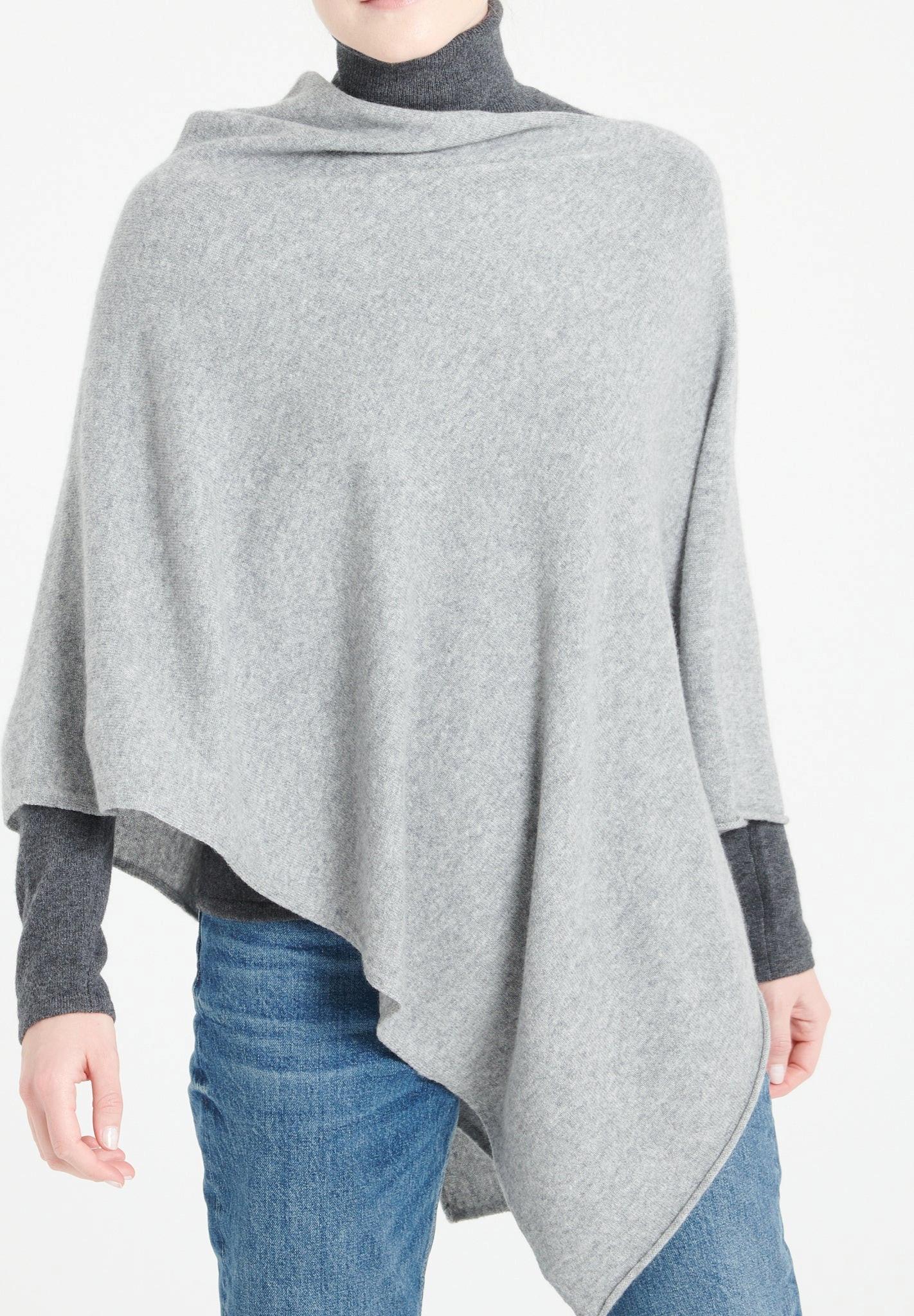 Studio Cashmere8  LILLY 9 Poncho mit V-Ausschnitt - 100% Kaschmir 