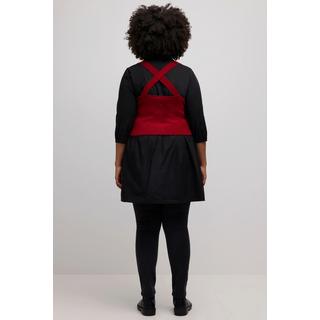 Ulla Popken Slim Feinstrick ärmelloses Bra-Top mit Reissverschluss  