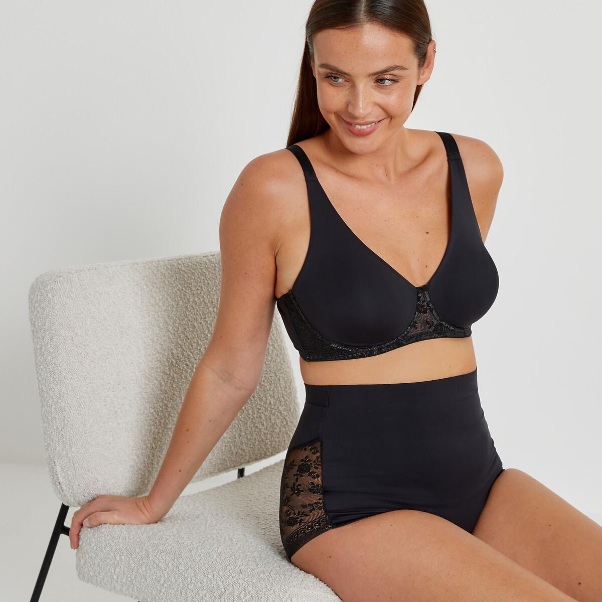 La Redoute Collections  Soutien-gorge minimiseur microfibre et dentelle 