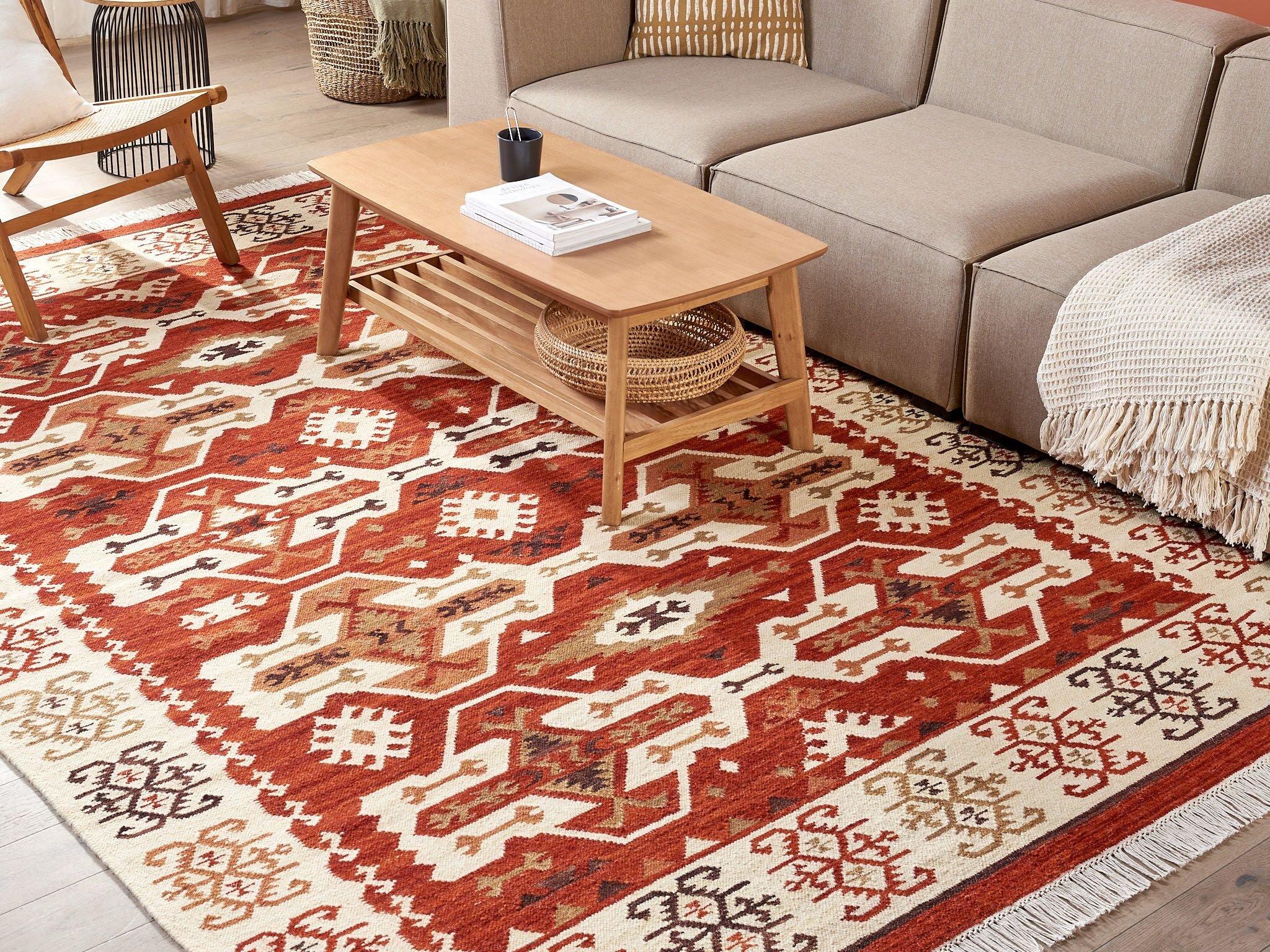 Beliani Tapis en Laine Boho VOSKEVAZ  