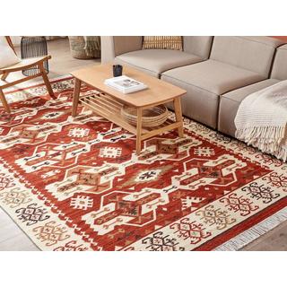 Beliani Tapis en Laine Boho VOSKEVAZ  