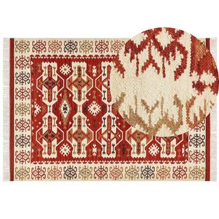 Beliani Tapis en Laine Boho VOSKEVAZ  