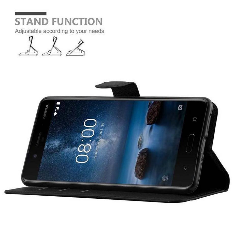 Cadorabo  Hülle für Nokia 8 2017 Standfunktion, Kartenfach 