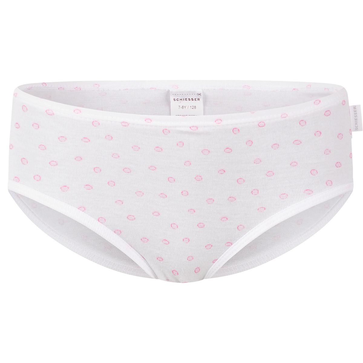 Schiesser  6er Pack Kids Girls Feinripp Organic Cotton - Slips / Unterhosen 