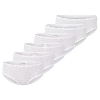 Schiesser  6er Pack Kids Girls Feinripp Organic Cotton - Slips / Unterhosen 