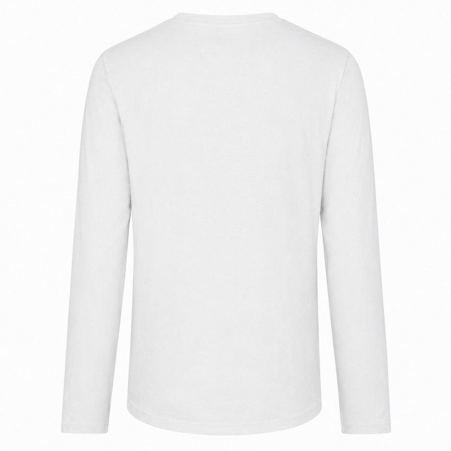 Armani Exchange Maglietta a Maniche Lunghe con Stampa Logo  