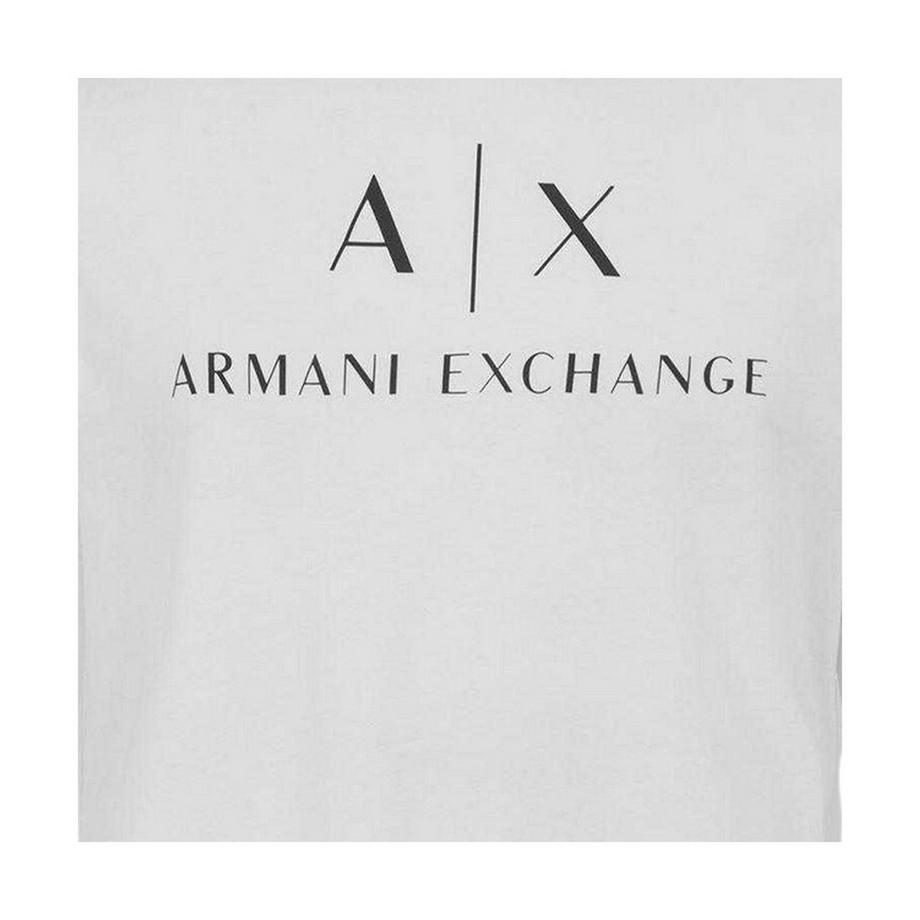 Armani Exchange Maglietta a Maniche Lunghe con Stampa Logo  
