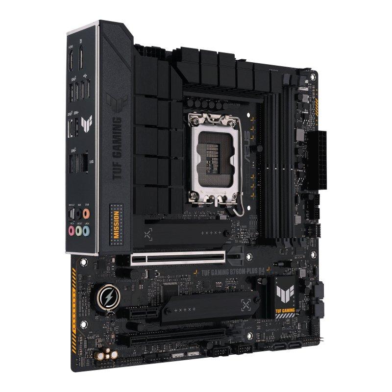 ASUS  TUF GAMING B760M-PLUS D4 Intel B760 LGA 1700 micro ATX 