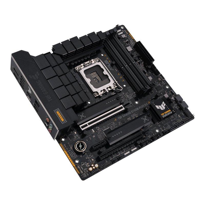 ASUS  TUF GAMING B760M-PLUS D4 Intel B760 LGA 1700 micro ATX 