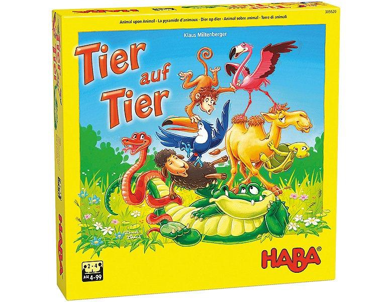 HABA  Spiele Tier auf Tier – Das wackelige Stapelspiel 