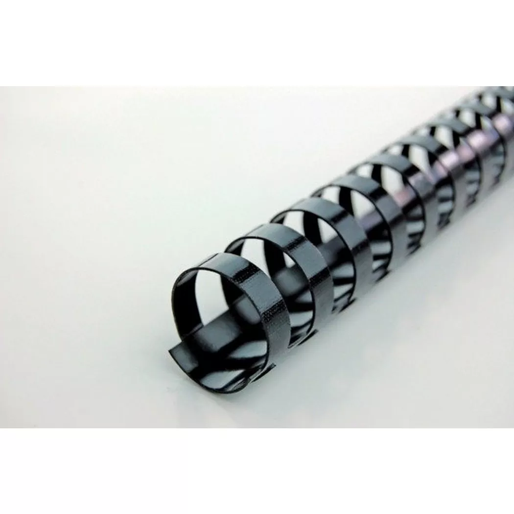 GBC CombBind Plastikbinderücken, schwarz, 16mm (100)