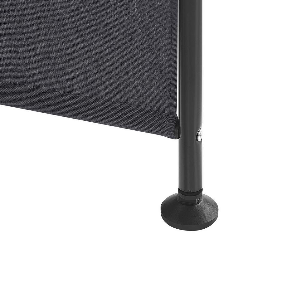 Beliani Séparateur de pièce à 3 panneaux en Tissu  NARNI  