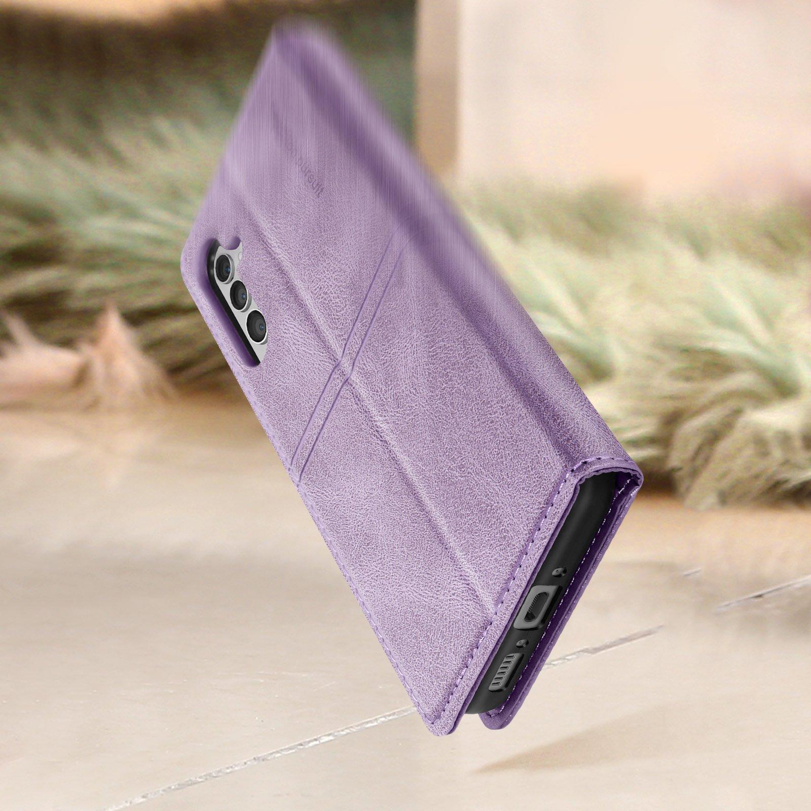 Avizar  Samsung A34 5G Wallet Etui Hellviolett 