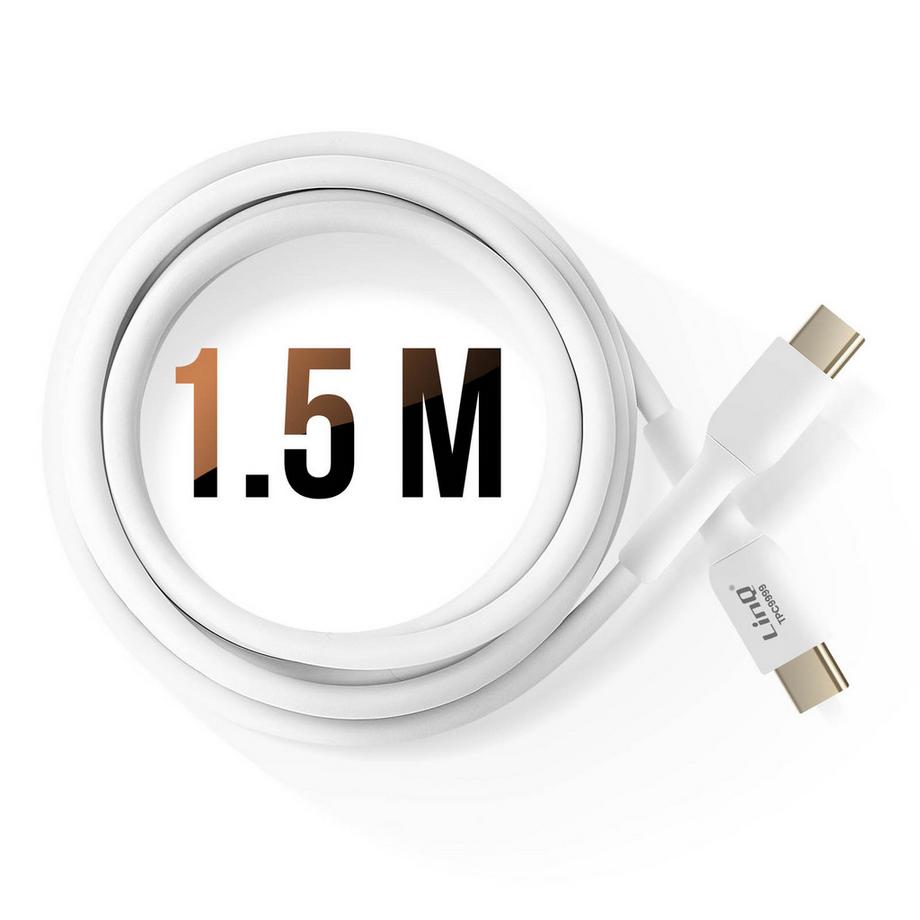 Avizar  USB-C Kabel 100W LinQ Weiß 1.5m 