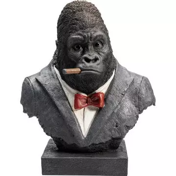 Deko Objekt Smoking Gorilla