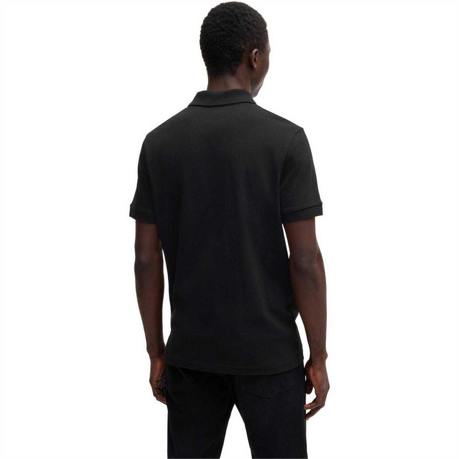 BOSS  Maglietta Polo Logo Cerniera Ad Un Quarto 