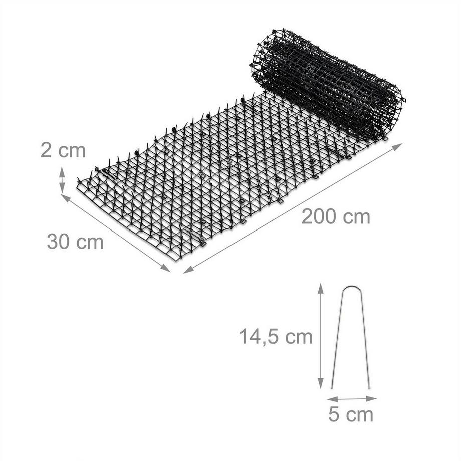 B2X  Schwarzer Stacheldraht 