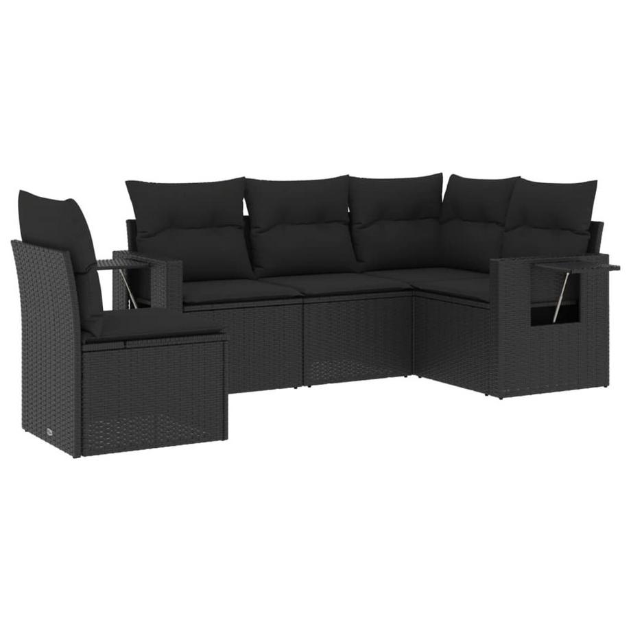 set divano da giardino Polirattan
