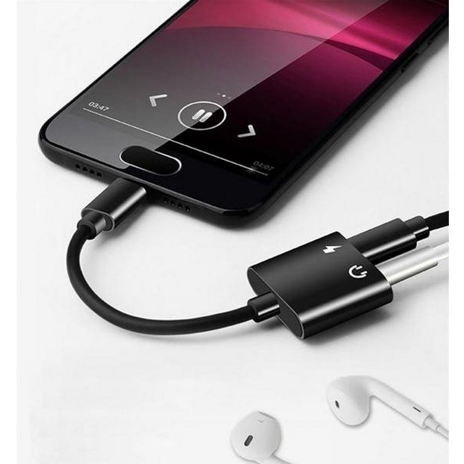 eStore  Adaptateur USB-C / Séparateur Port USB-C et AUX 