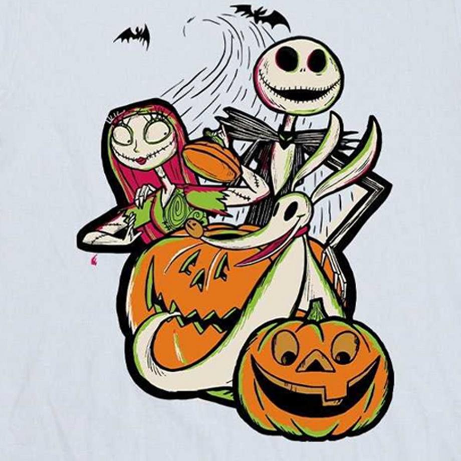 The Nightmare Before Christmas  Maglietta Zucca Cotone 