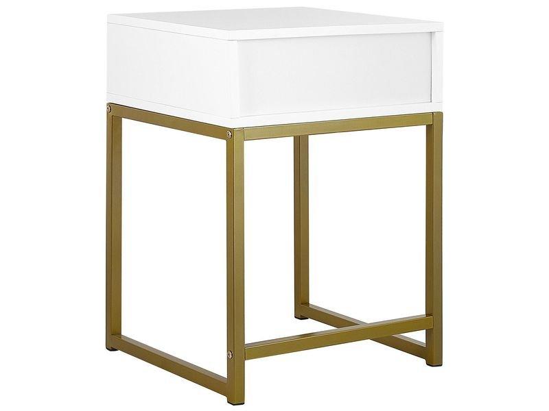 Beliani Table d'appoint en MDF Moderne LARGO  