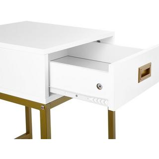 Beliani Beistelltisch aus MDF-Platte Modern LARGO  