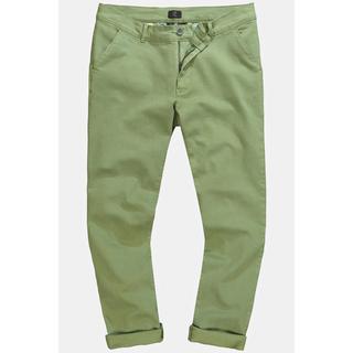 JP1880  Pantaloni chino con taglio speciale per l'addome, davanti liscio e gamba dritta, fino alla tg. 72 