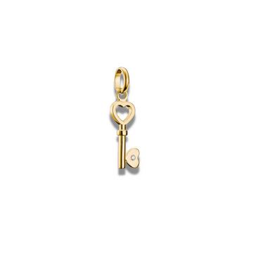 Pendentif Charm Clé De L’Amour – Connect Dé À L’ Fin