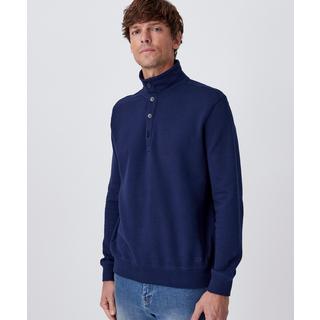 Damart  Sweatshirt aus Molton mit Stehkragen, aus reiner, schmiegsam weicher Baumwolle, innen Bouclé. 