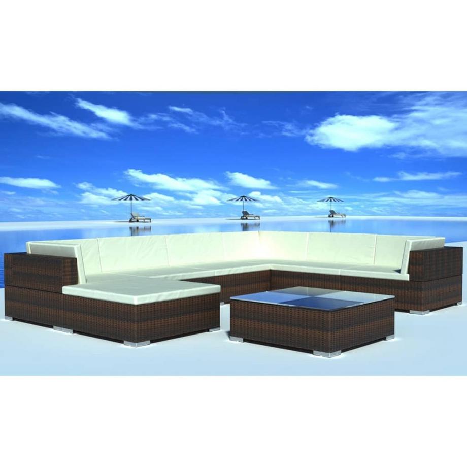 VidaXL Sonnenliege poly-rattan  