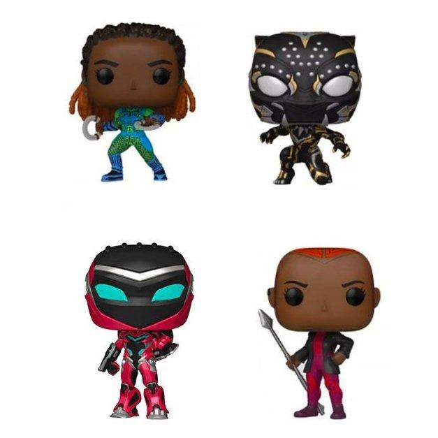 Funko  POP - Set of 4 - Marvel - Black Panther - Vol.1 