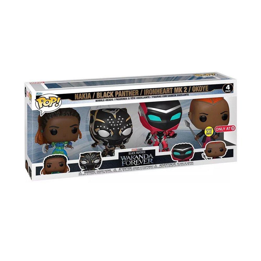 Funko  POP - Packung mit 4 - Marvel - Black Panther - Vol.1 